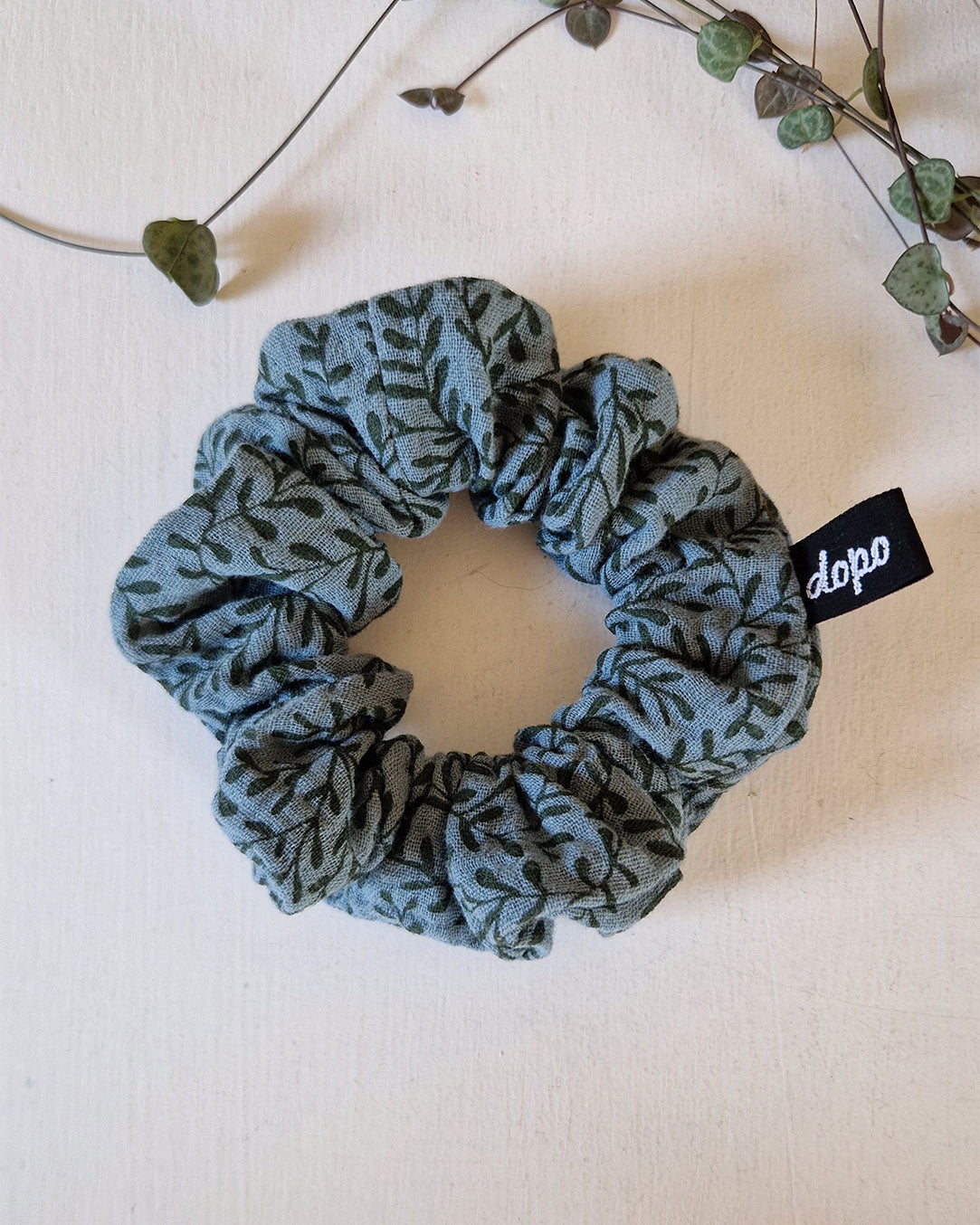 Chouchou bleu feuillages / Dopo