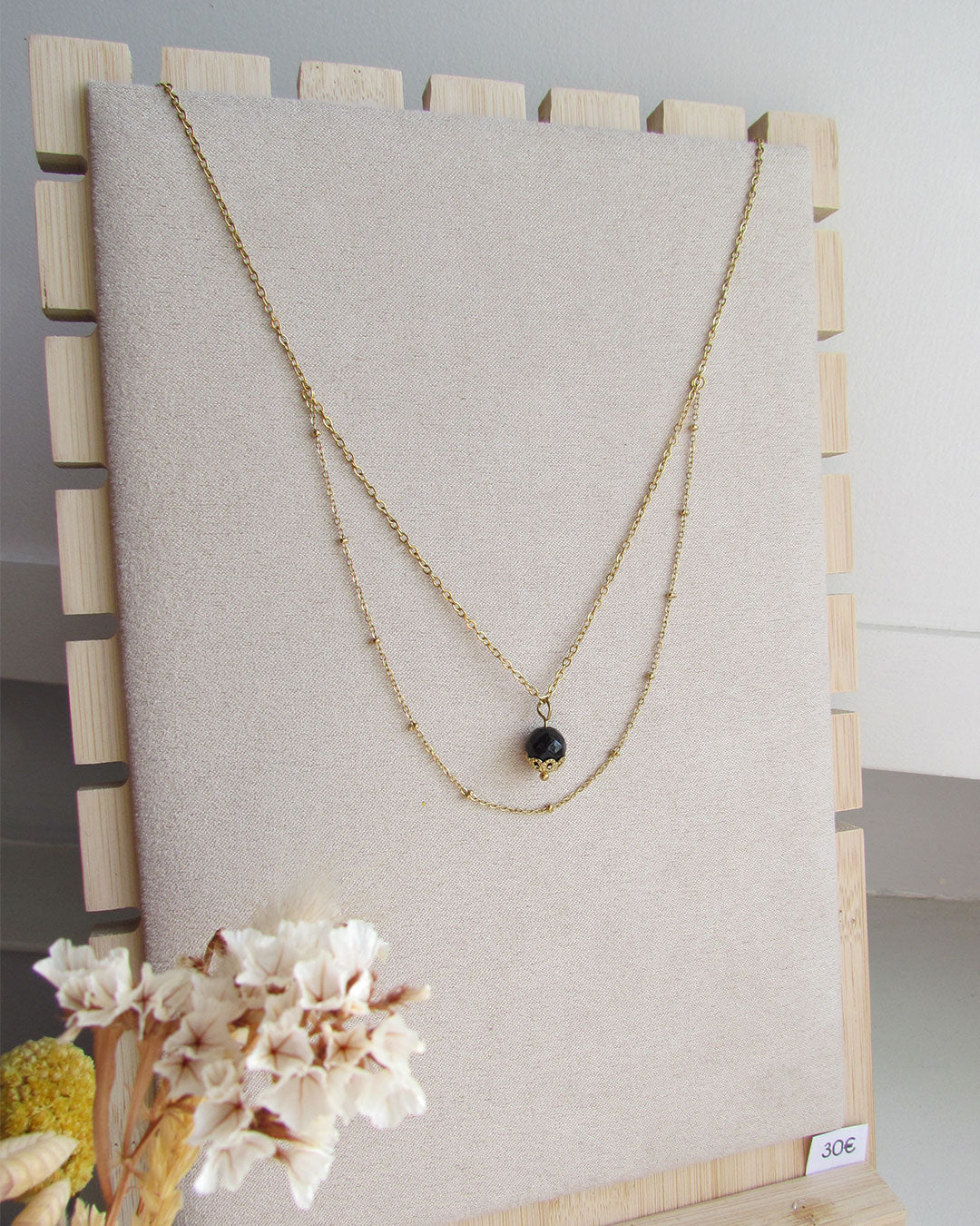 Collier double chaîne vintage dopo