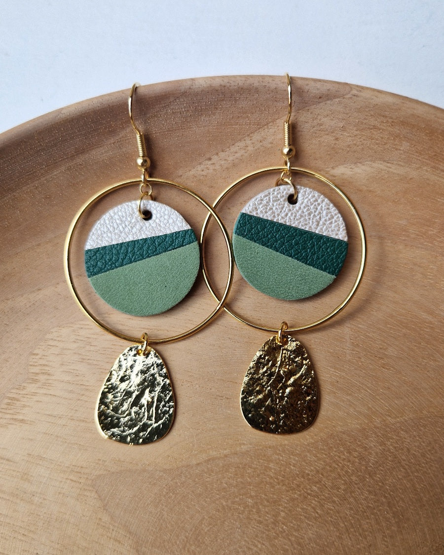 Grandes boucles d’oreille paysage