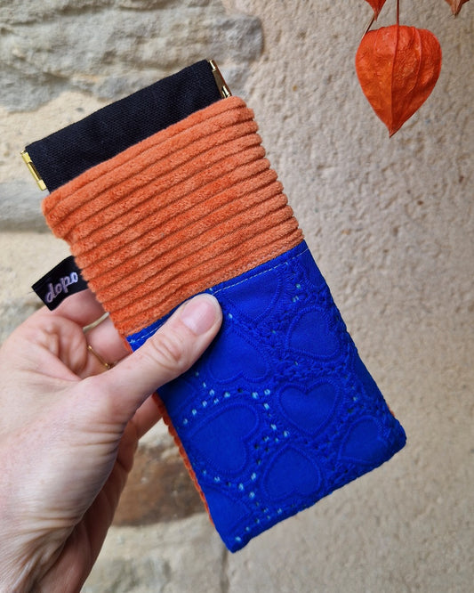 Etui a lunettes en tissus valorise
