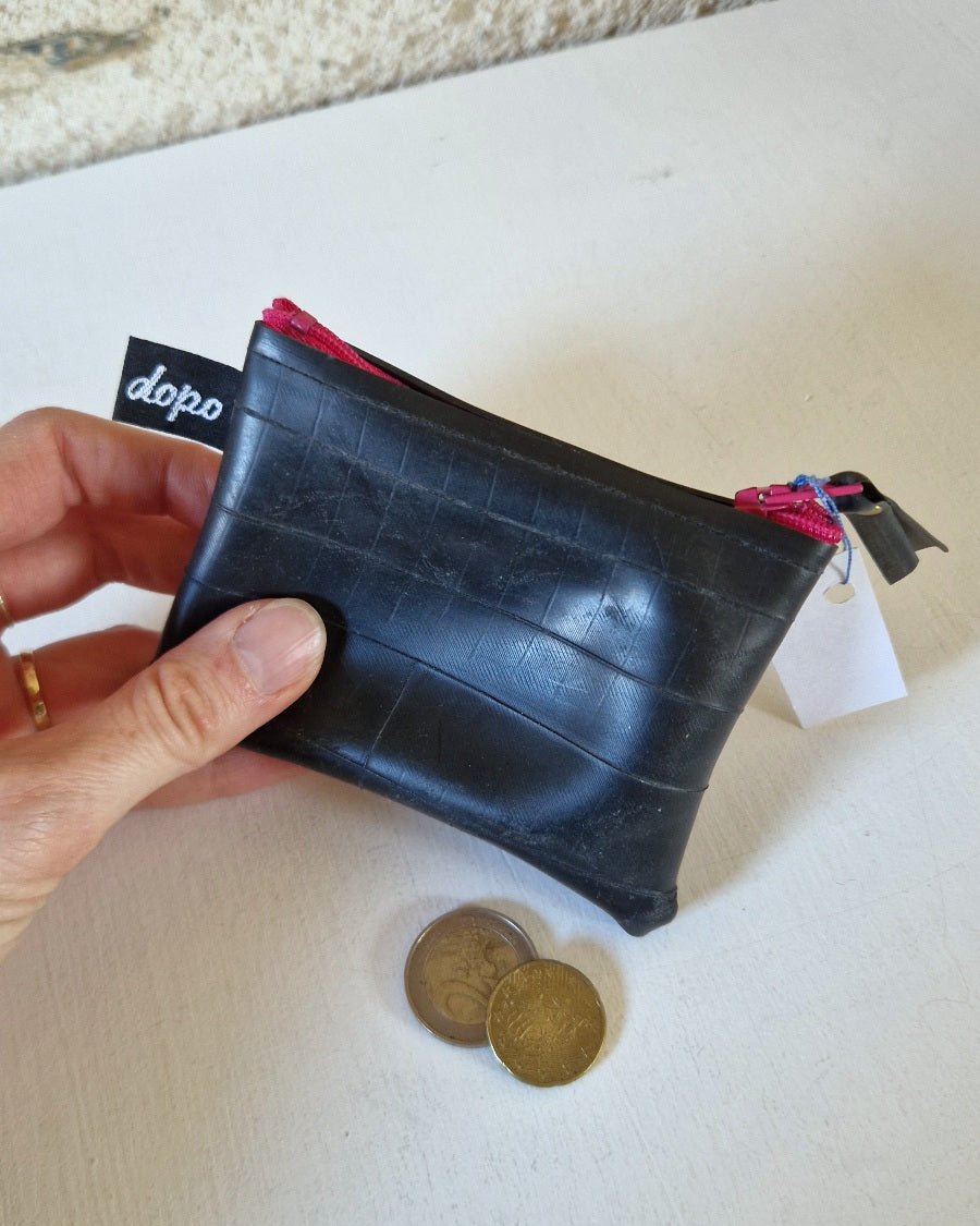 Porte monnaie en chambre à air avec des volumes / Dopo