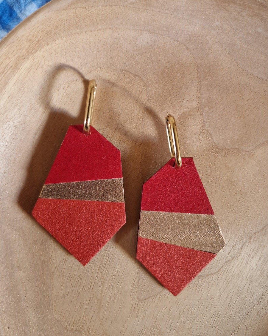 Boucles d’oreille tons d'automne Polina