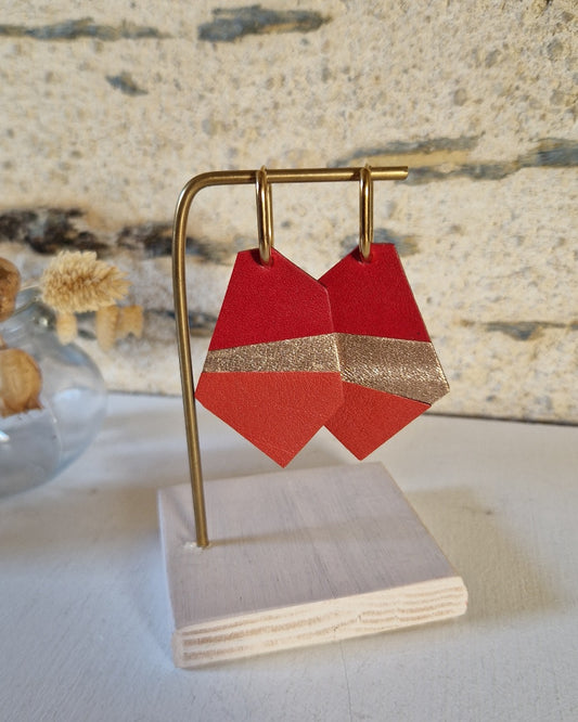 Boucles d’oreille tons d'automne Polina