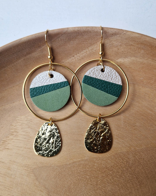 Grandes boucles d’oreille paysage