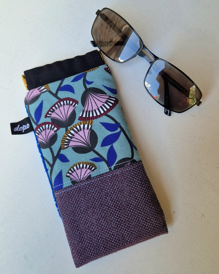 Etui a lunettes en tissu fabriqué en France 
