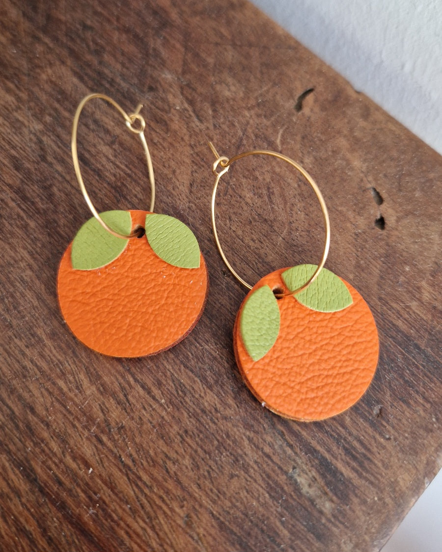 Créoles orange spritz